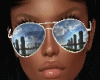 Silver Glasses Sun