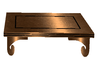 low bronze table