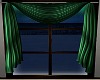 Animated Green Curtains