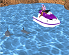 Purple Jet Ski W Dolphin