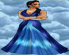 {SL} Evening Dress Blue