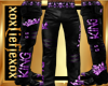 [L] KING Pants Purple M