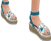 S✽ Set Green Sandals
