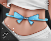 !S Bow Belt Baby Blue