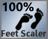 Feet Scaler 100% M
