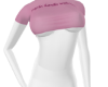 fragile top pink