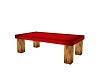 Country red table