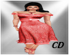 CD Red Lace Dress Ivy