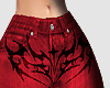Tribal red jeans
