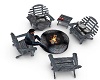 Fire Pit with Chairs