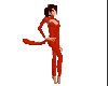 !BD Red Vinyl Cat Suit