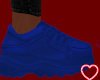$ Blue Chunky Shoes