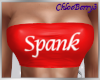 Spank Tube Top Red
