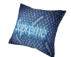 Blue Neon Supreme Pillow