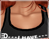 Red Hair Warning Tank