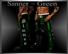 Sinner PVC Green