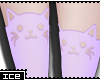 Ice * Lilac Cat Socks