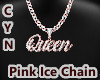 Pink Ice Queen Chain