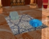 mid-east lay-a-round rug