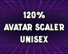X. AVATAR SCALER 120%