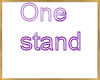 one standing spot