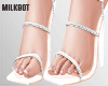 Seline Heels White