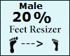 Feet Scaler 20% Male