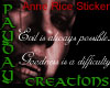 Anne Rice Quote Sticker