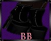 [BB]Dark Glitter Heels