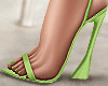 Isia Green Heels