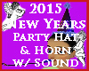 2015 Party Hat & Horn