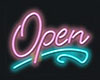 sign neon open