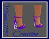 Purple Vday Heart Heels