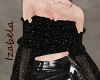Skirt glitter Black