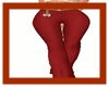 red casual pant