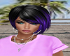 LaLa Black & Purple Hair