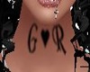 *G ♥ R neck tatoo2*