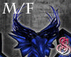 Dragon Horns Blue M/F