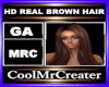 HD REAL BROWN HAIR