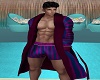 Mens Robe/Boxers Purple