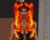 !! Long Flame Ponytails