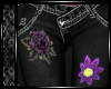 Zoe Jeans Black Flowers
