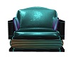 teal cuddle couch