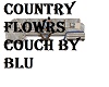 Country Flowers Couch