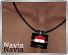 Egypt flag necklace