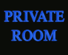 Neon Private Room Sign