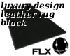 Leather Carpet Black