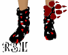 (M) Red Mickey Socks