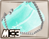 [M33]purse\silver\teal