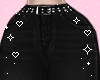 !!! black jeans + belt